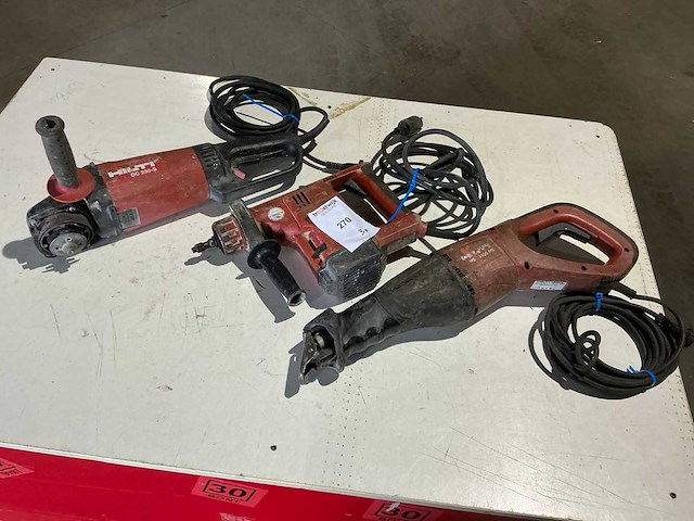 Hilti elektrische gereedschappen (3x) - afbeelding 1 van  9
