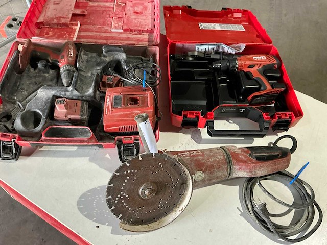 Hilti gereedschappen (3x) - afbeelding 1 van  10