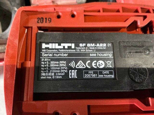 Hilti gereedschappen (3x) - afbeelding 10 van  10