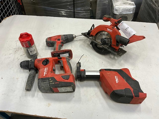Hilti gereedschappen (4x) - afbeelding 1 van  12