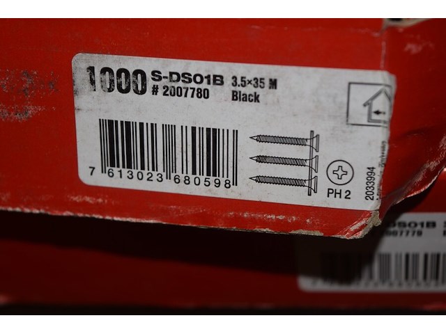Hilti gipsplaat schroeven 3,5cm x35mm, 3 pakken - afbeelding 2 van  2