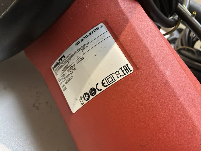 Hilti haakse slijpers (2x) - afbeelding 5 van  6