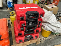 Hilti lege gereedschapskoffer (5x)