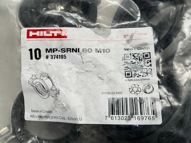 Hilti mp-srni 60 m10 buisklem (120x) - afbeelding 3 van  4