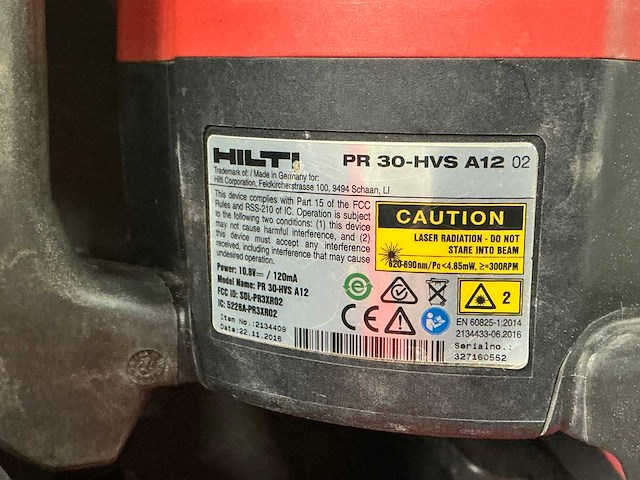 Hilti pr30-hvs bouwlaser - afbeelding 3 van  3