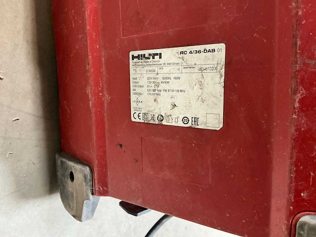 Hilti rc 4/36-dab werfradio - afbeelding 5 van  5