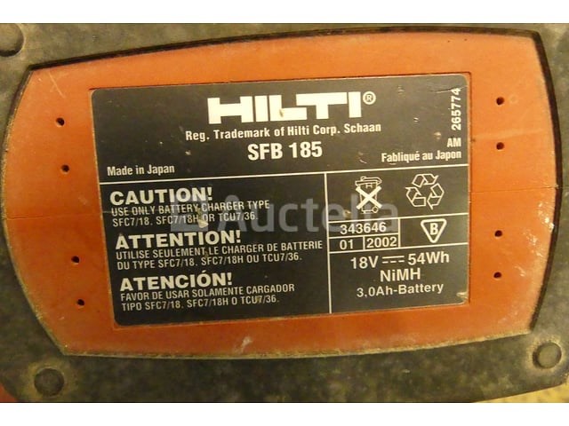 Hilti sf 4000-a gipsplaatschroevendraaier - afbeelding 7 van  11