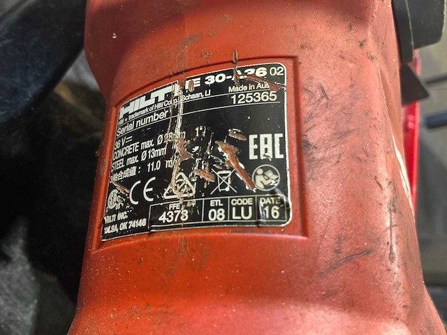 Hilti te 30-a36 boormachine - afbeelding 4 van  5