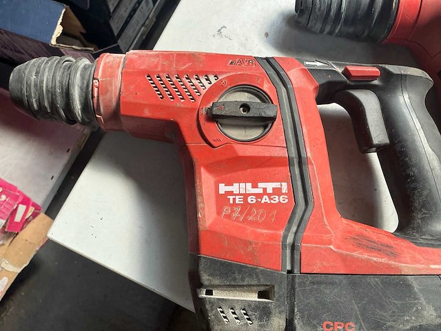 Hilti te 6-a36 boormachine (2x) - afbeelding 5 van  11