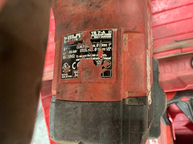 Hilti te 7-a / te 8-a te herstellen boormachine - afbeelding 4 van  9