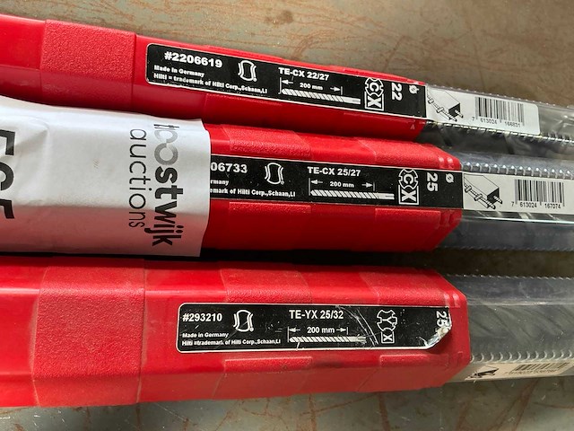 Hilti te betonboor (3x) - afbeelding 2 van  2