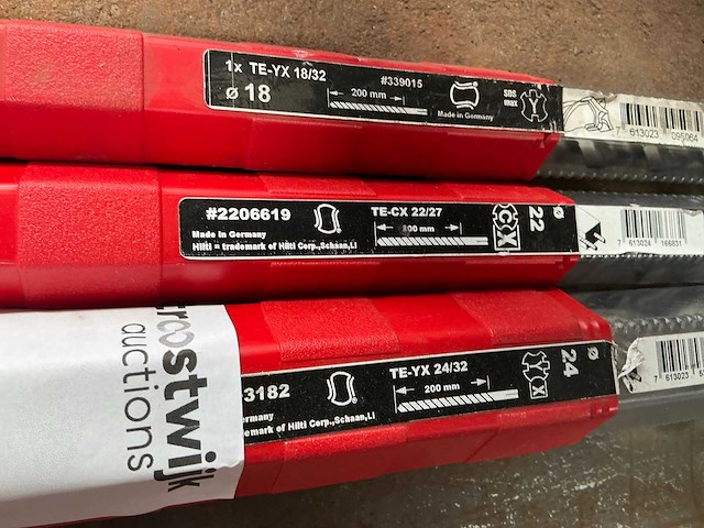 Hilti te betonboor (3x) - afbeelding 2 van  2