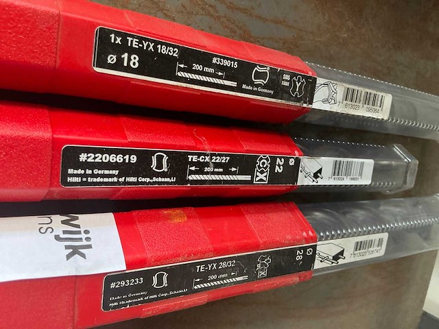 Hilti te betonboor (3x) - afbeelding 2 van  2