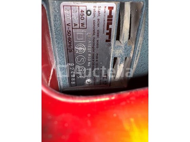 Hilti te17 rotary hammer - afbeelding 3 van  7