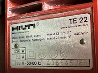 Hilti te22 rotary hammer - afbeelding 3 van  18