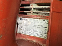 Hilti te22 rotary hammer - afbeelding 16 van  18