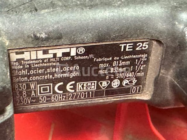Hilti te25 hamerboor - afbeelding 5 van  10