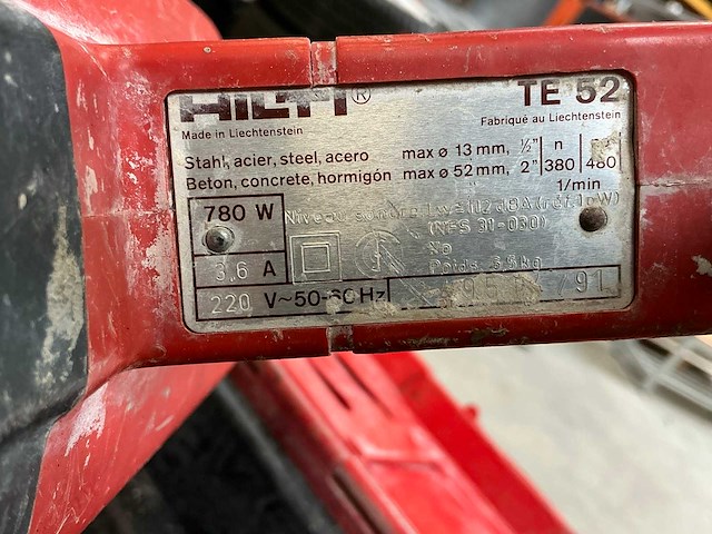 Hilti te52 breekhamer - afbeelding 4 van  6