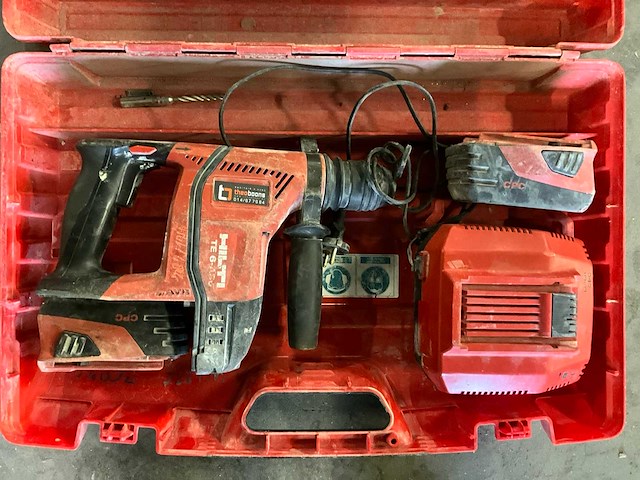 Hilti te6 accu-boorhamer - afbeelding 1 van  6