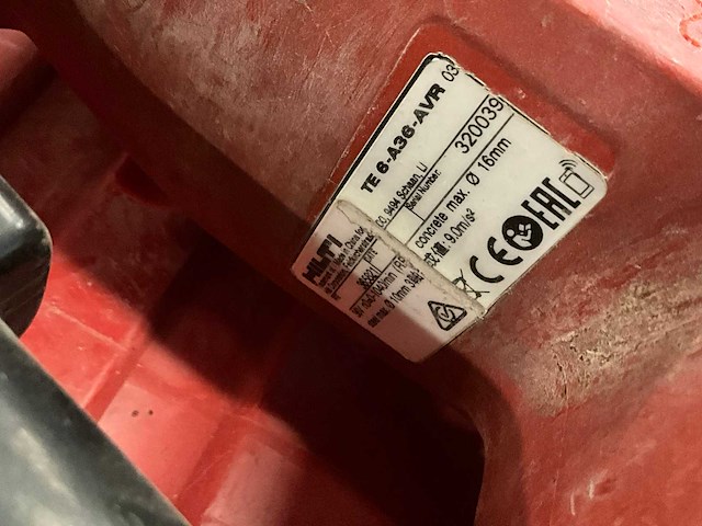 Hilti te6 accu-boorhamer - afbeelding 3 van  6