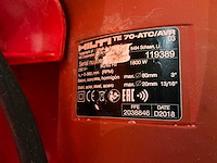 Hilti te70-atc combihamer - afbeelding 6 van  6