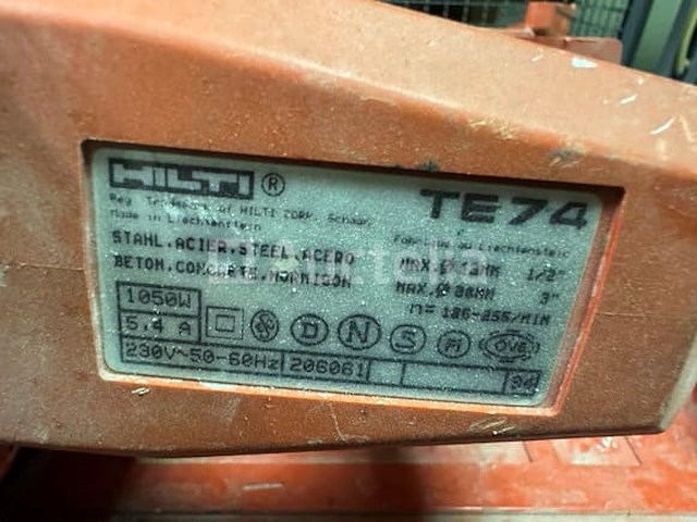 Hilti te74 rotschuurhamer - afbeelding 2 van  11