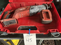 Hilti wsr 22-a accu reciprozaag - afbeelding 1 van  2