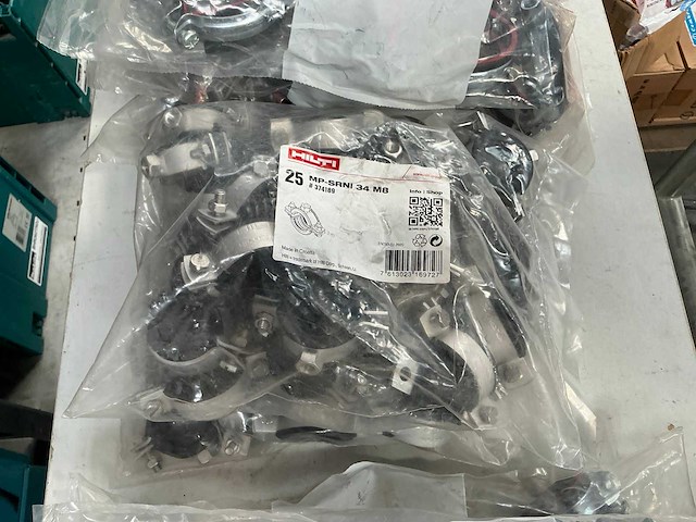Hilti zak diverse buizen beugels (15x) - afbeelding 3 van  4