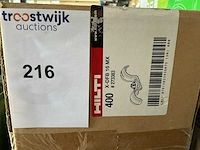 Hilty x-dfb 16 mx overig elektra toebehoren- dubbele kabelklik (400x)