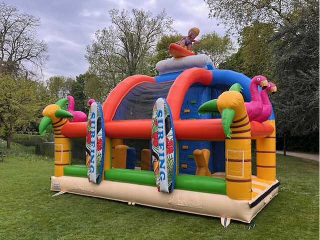 Hindernisbaan 40m flamingo beach - afbeelding 12 van  24