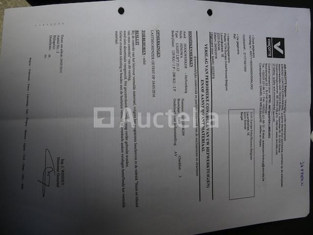 Hinowa light lift 23.12 crawler spider lift, de ryck r35t dubbelassige aanhangwagen (vin: 20108978) - afbeelding 21 van  27