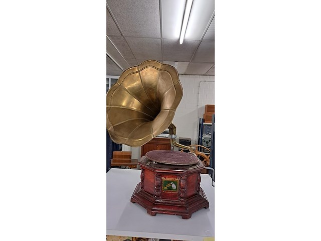 His masters voice grammofoon - afbeelding 1 van  1