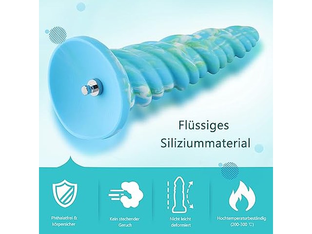 Hismith realistische siliconen dildo met kliclok-systeem - afbeelding 4 van  4