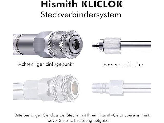 Hismith realistische siliconen dildo met kliclok-systeem - afbeelding 2 van  4