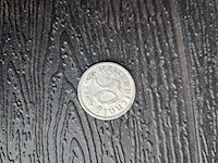 Historische aluminium munt 50 reichspfenning uit 1940 wo2 - afbeelding 2 van  2