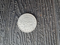 Historische aluminium munt 50 reichspfenning uit 1943 wo2 - afbeelding 2 van  2
