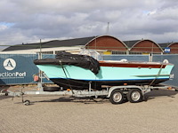 Historische arcangeli enrico houten motorboot (v8) uit 1966 (riva junior-look) - afbeelding 1 van  1