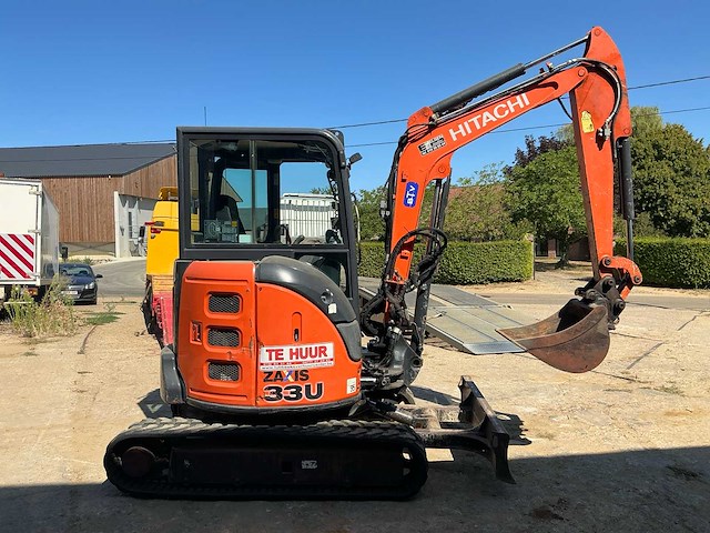 Hitachi - 2015 - zaxis 33u yanmar - rupsgraafmachine - afbeelding 8 van  9