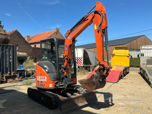 Hitachi - 2015 - zaxis 33u yanmar - rupsgraafmachine - afbeelding 9 van  9