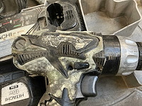 Hitachi accu-schroefboormachine (3x) - afbeelding 3 van  8