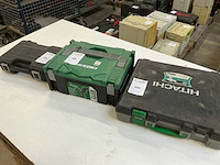 Hitachi accu-schroefboormachine (3x) - afbeelding 8 van  8