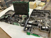 Hitachi accu-schroefboormachine (3x) - afbeelding 1 van  8