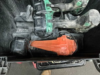 Hitachi accu schroefmachine (2x) - afbeelding 3 van  4