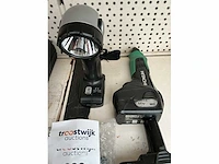 Hitachi accu stiftslijpmachiene + 2 x accuwerklamp - afbeelding 1 van  2