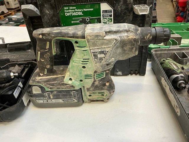 Hitachi accugereedschap (3x) - afbeelding 4 van  9