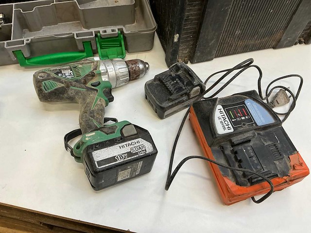 Hitachi accugereedschap (4x) - afbeelding 4 van  13