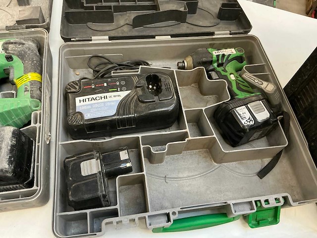 Hitachi accugereedschap (4x) - afbeelding 10 van  13