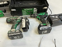 Hitachi accugereedschap (4x) - afbeelding 4 van  11