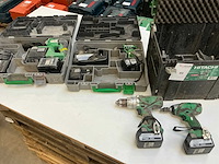 Hitachi accugereedschap (4x) - afbeelding 1 van  13