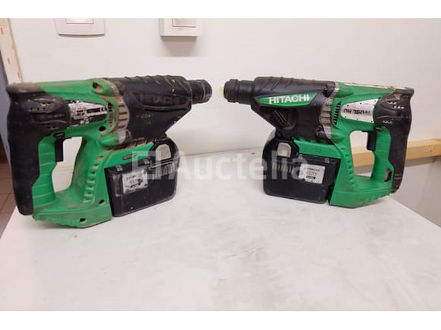 Hitachi batterij-aangedreven rotatiehamer dh36dal - afbeelding 1 van  9